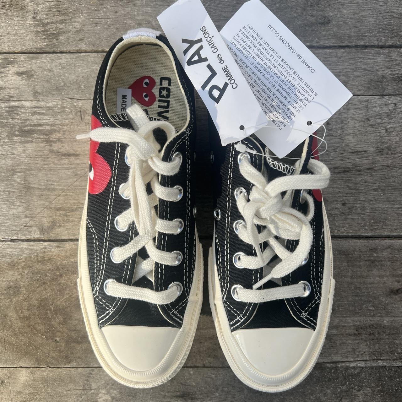 Cdg converse cheap black and white