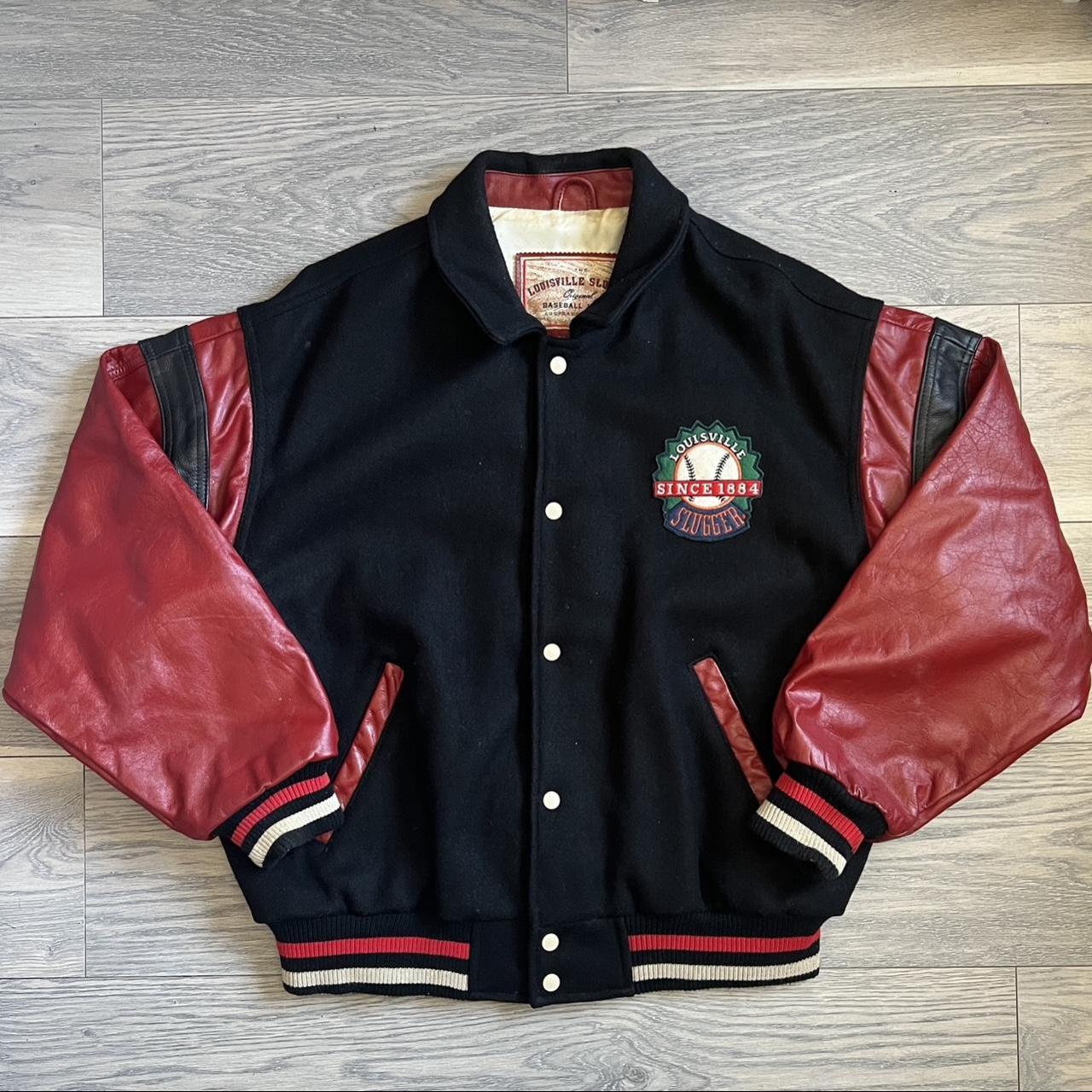 Vintage Louisville Slugger Cooper Collections Orginal Baseball Leather  Jacket L