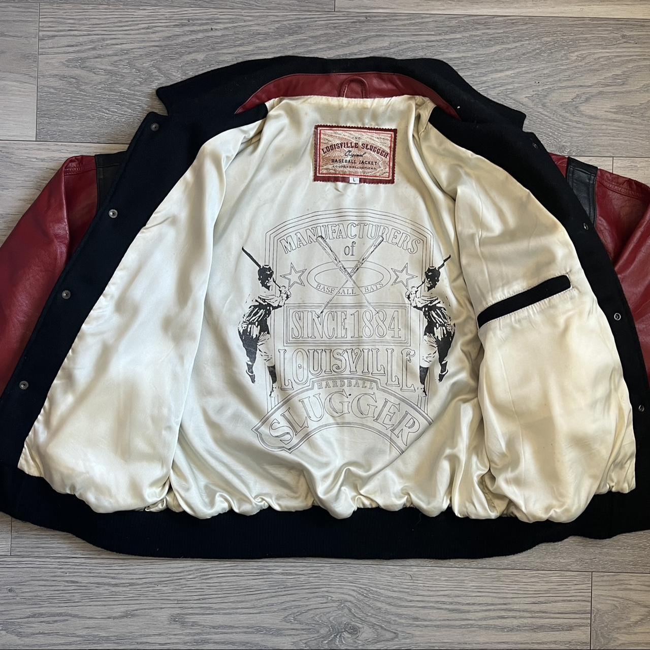 Louisville Slugger Vintage Leather Baseball Jacket