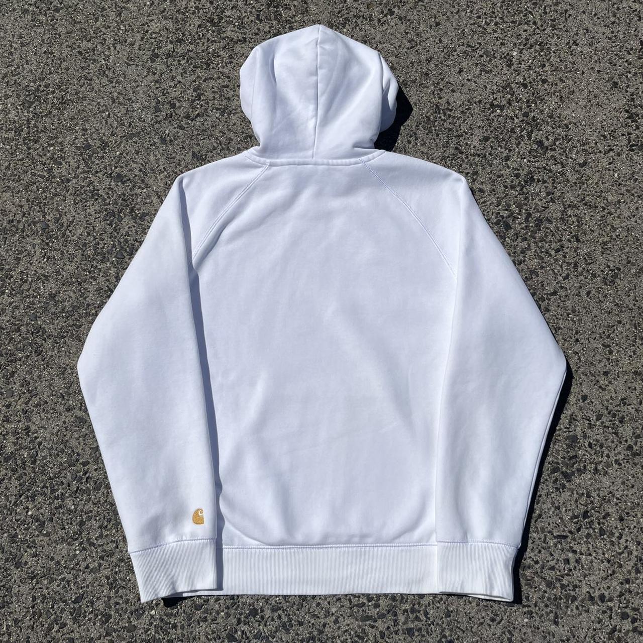 Men's White Hoodie Depop