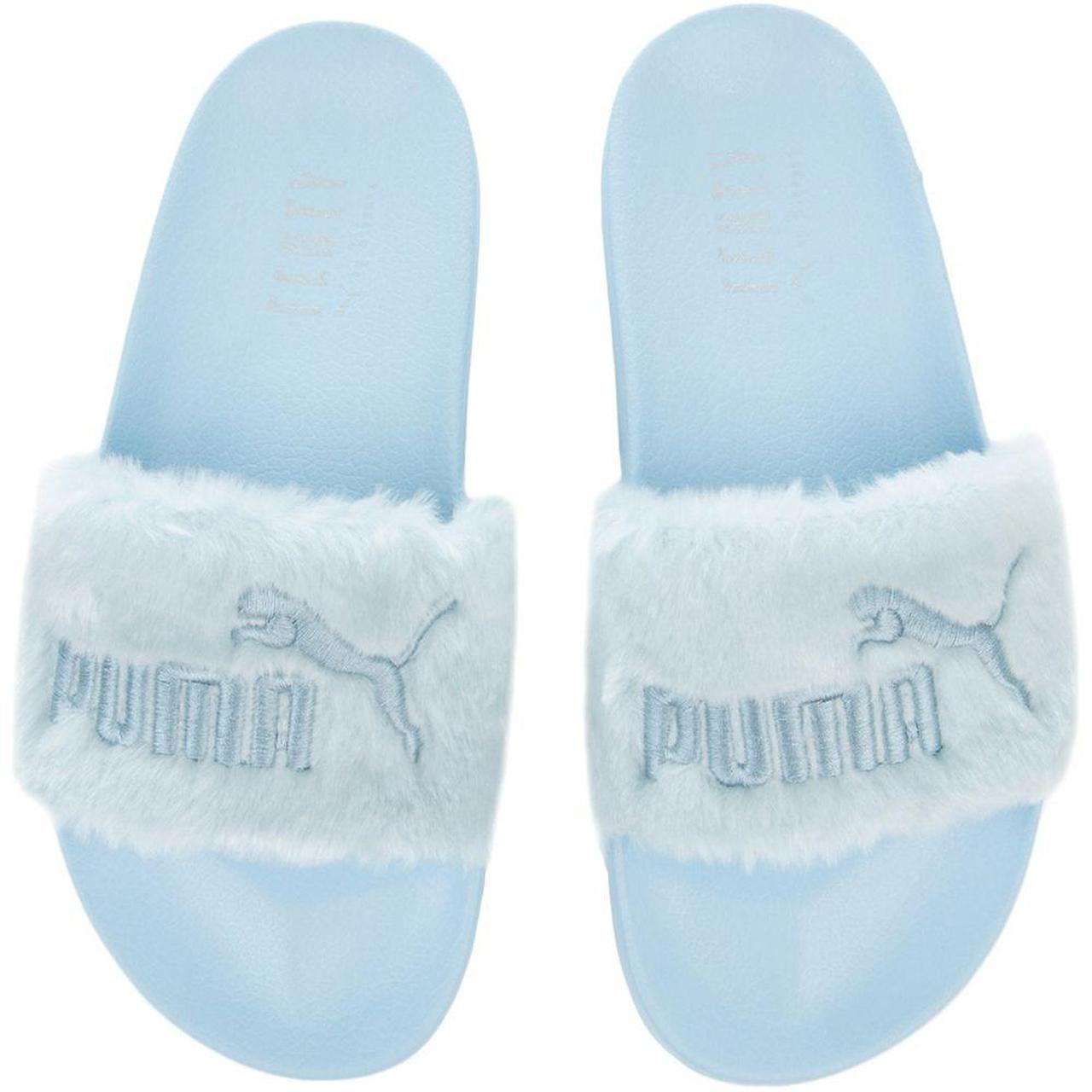 Puma fenty slides sales blue