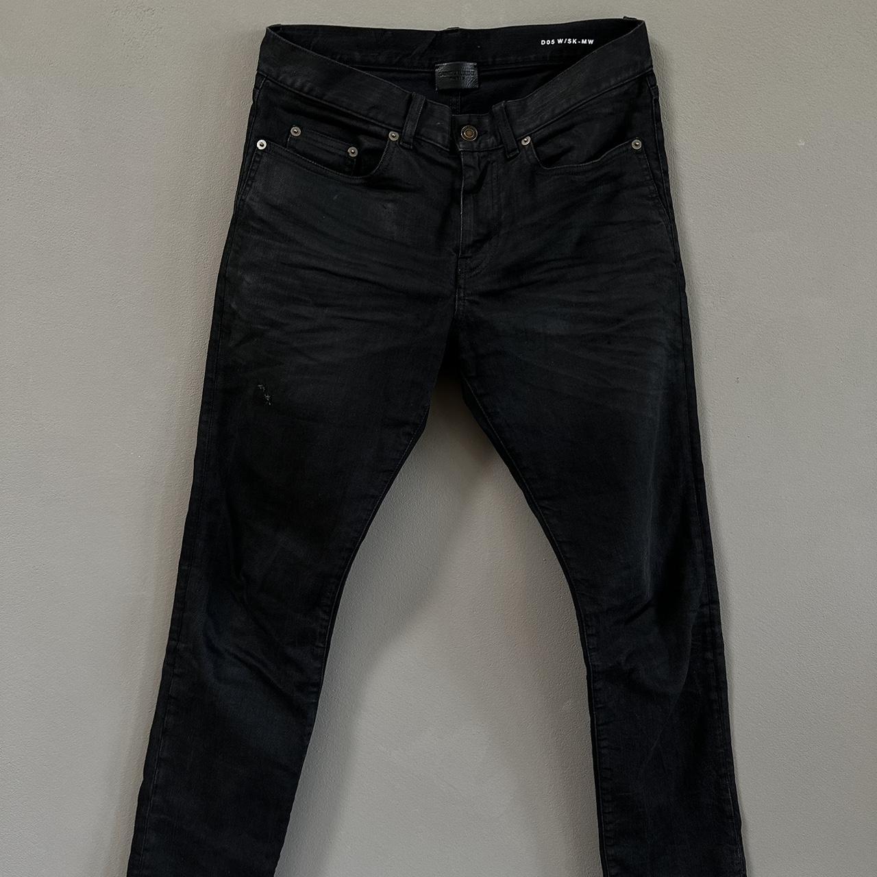 Saint laurent 2024 waxed denim