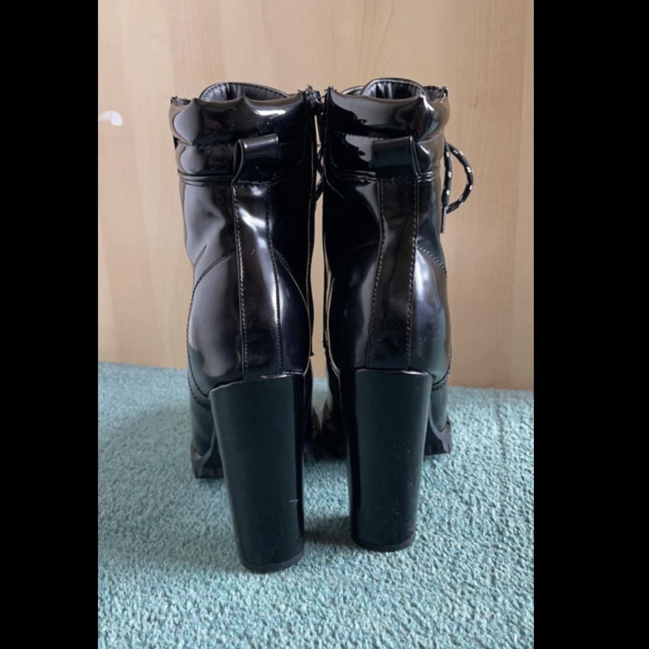 nasty gal black heeled boots