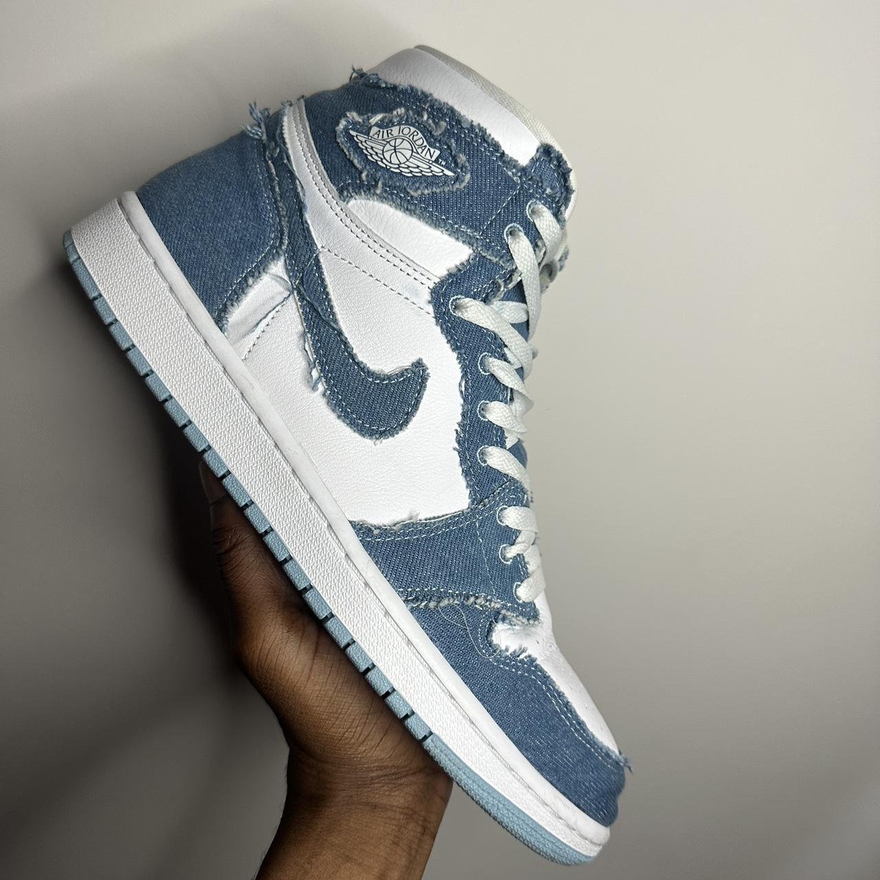 WMNS Air Jordan 1 Retro Hi OG (Denim) - Worn a few... - Depop