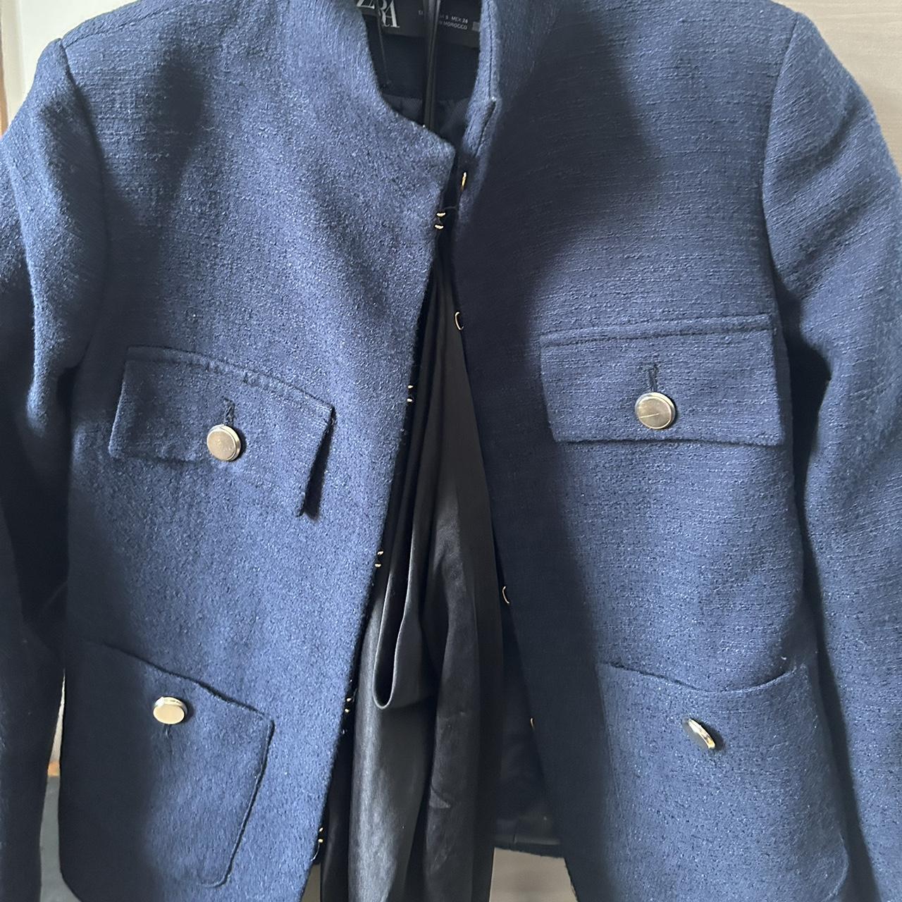 Zara boucle jacket Depop