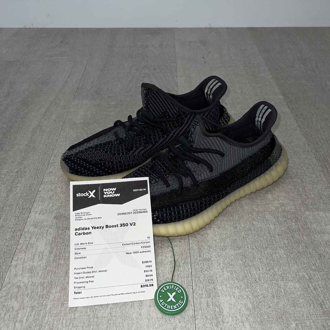 yeezy carbon stock