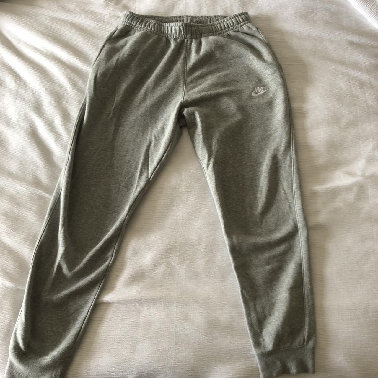 Nike Grey Joggers Worn but in great condition Size... - Depop