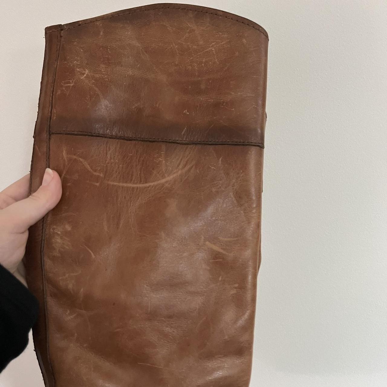 frye leather riding boots
