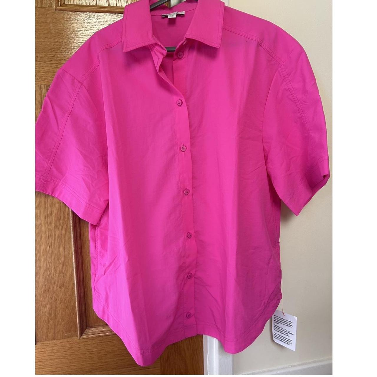 topshop pink shirt