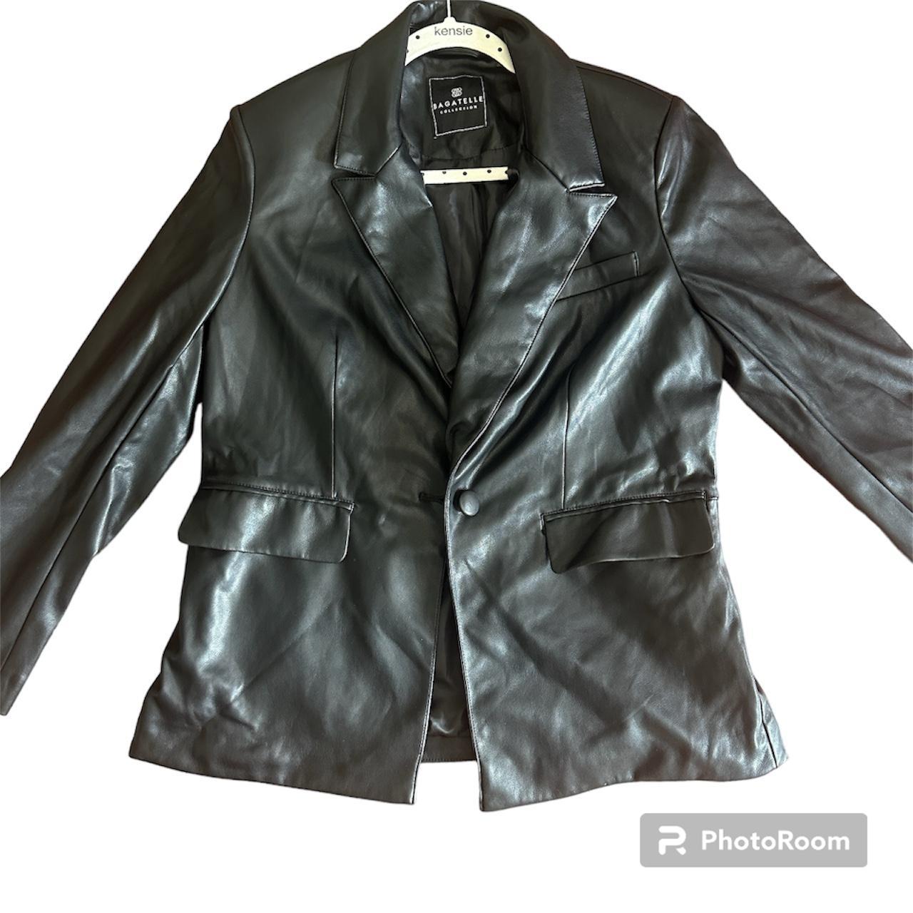 Bagatelle black deals leather jacket