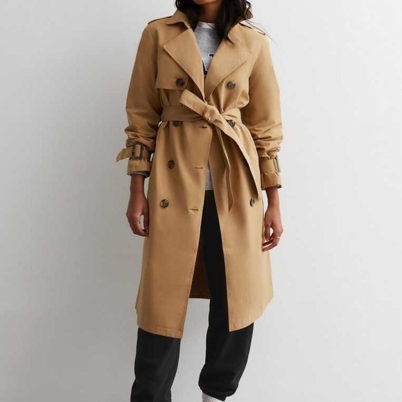 New look trench coat size 18 still has tags on never... - Depop