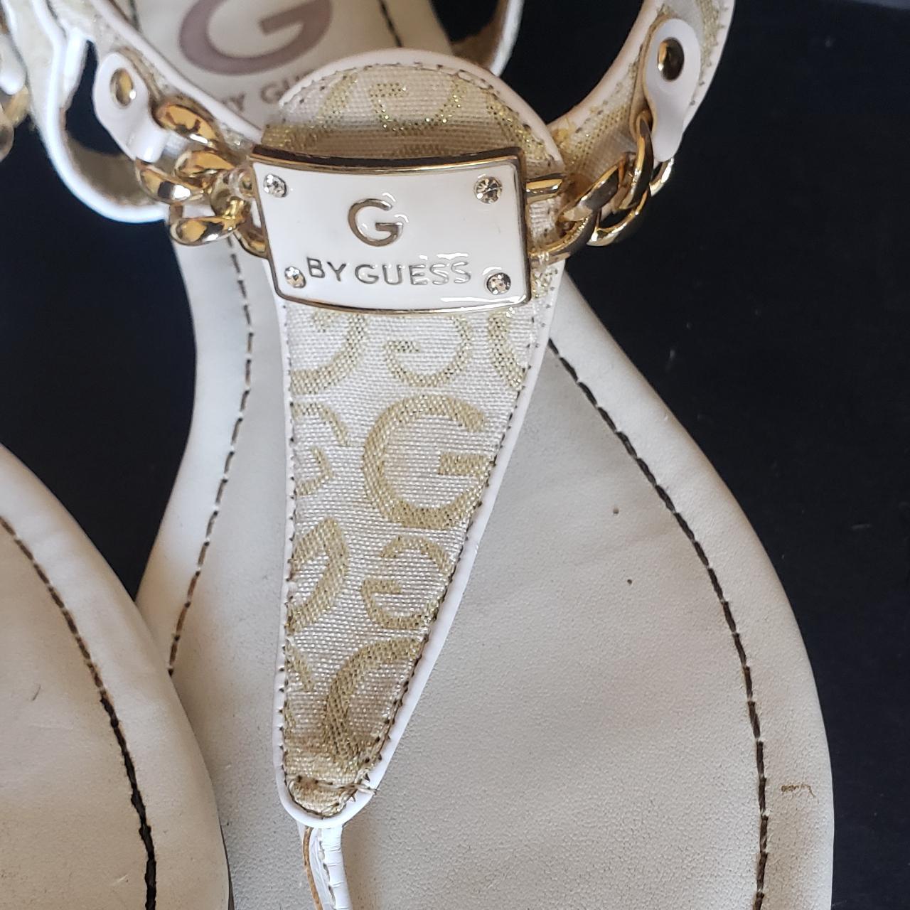 Guess Hammi Logo Flat Sandals | Dillard's