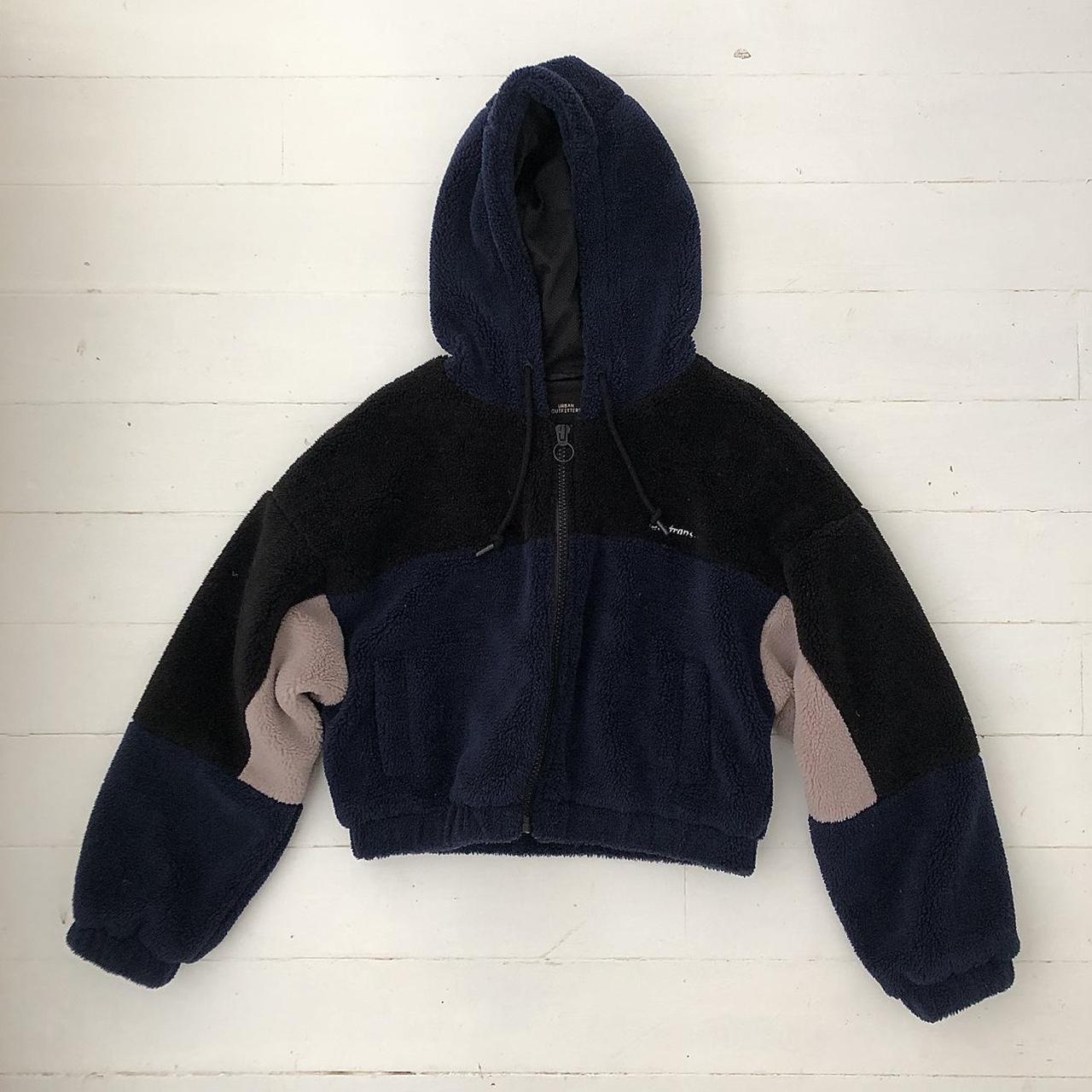 Iets Frans cropped fleece hoodie. Tag has been. Depop