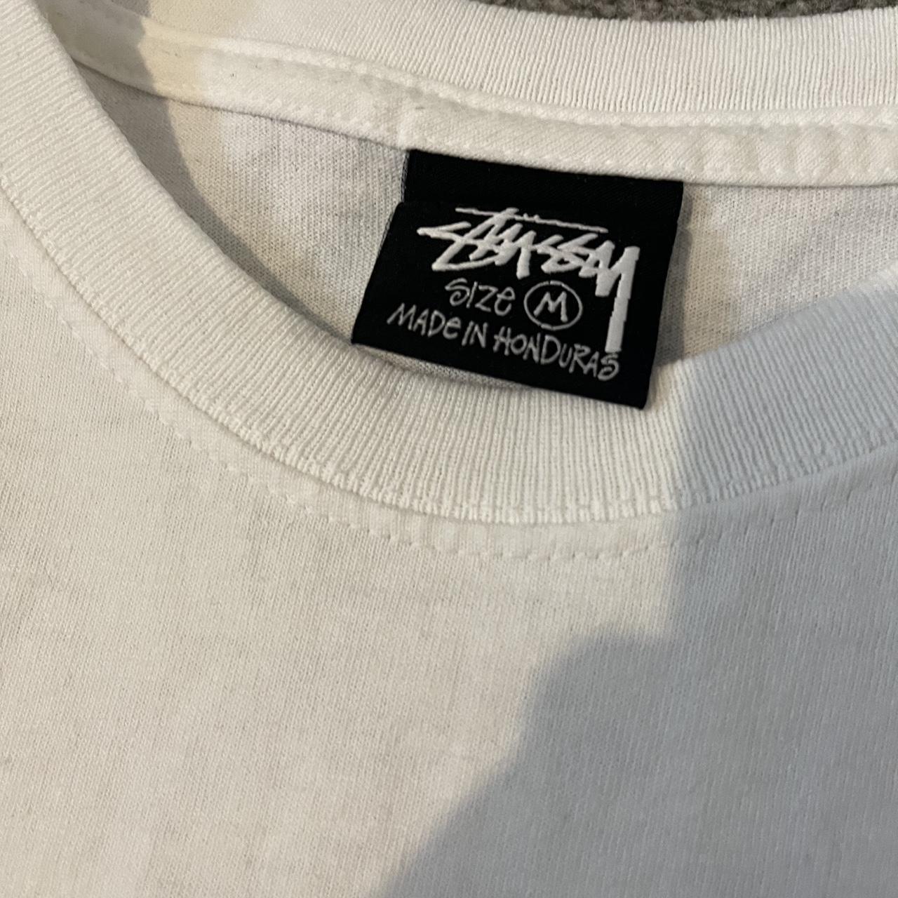 Stussy Ice Cube Dice Melted T-shirt White Size:... - Depop