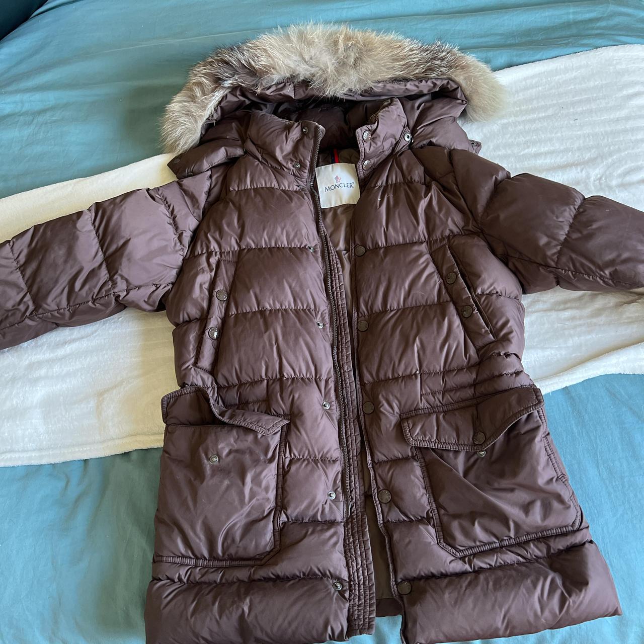 Age 12 Moncler coat fit size 4 6 petite too mint