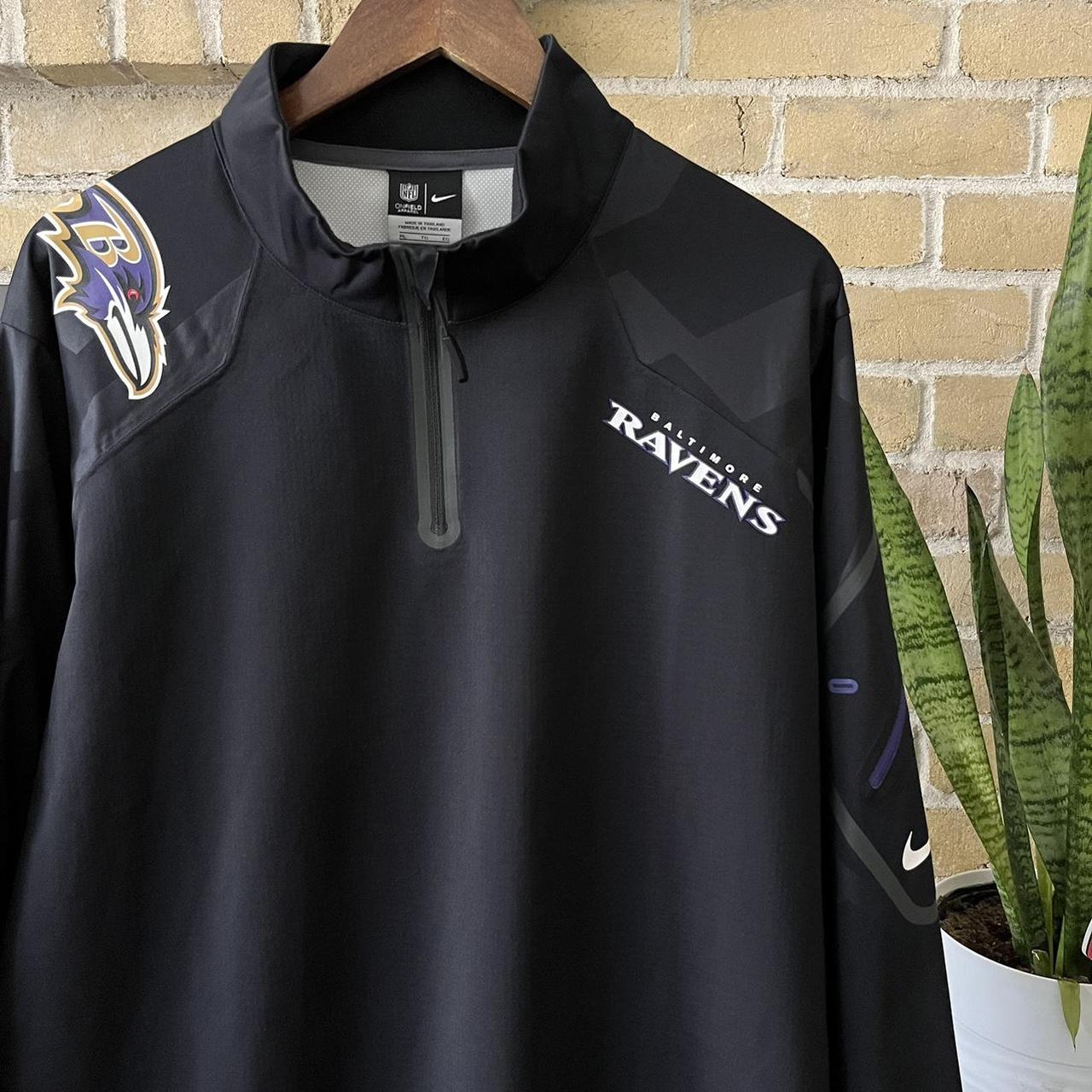 Nike, Jackets & Coats, Nike Baltimore Ravens Hoodie