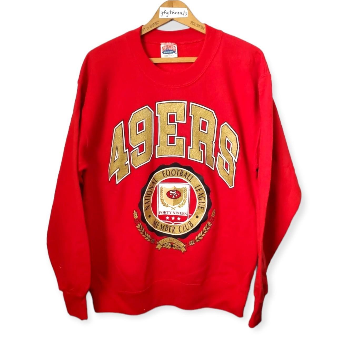 Vintage San Francisco 49ers Crewneck Sweatshirt Home - Depop