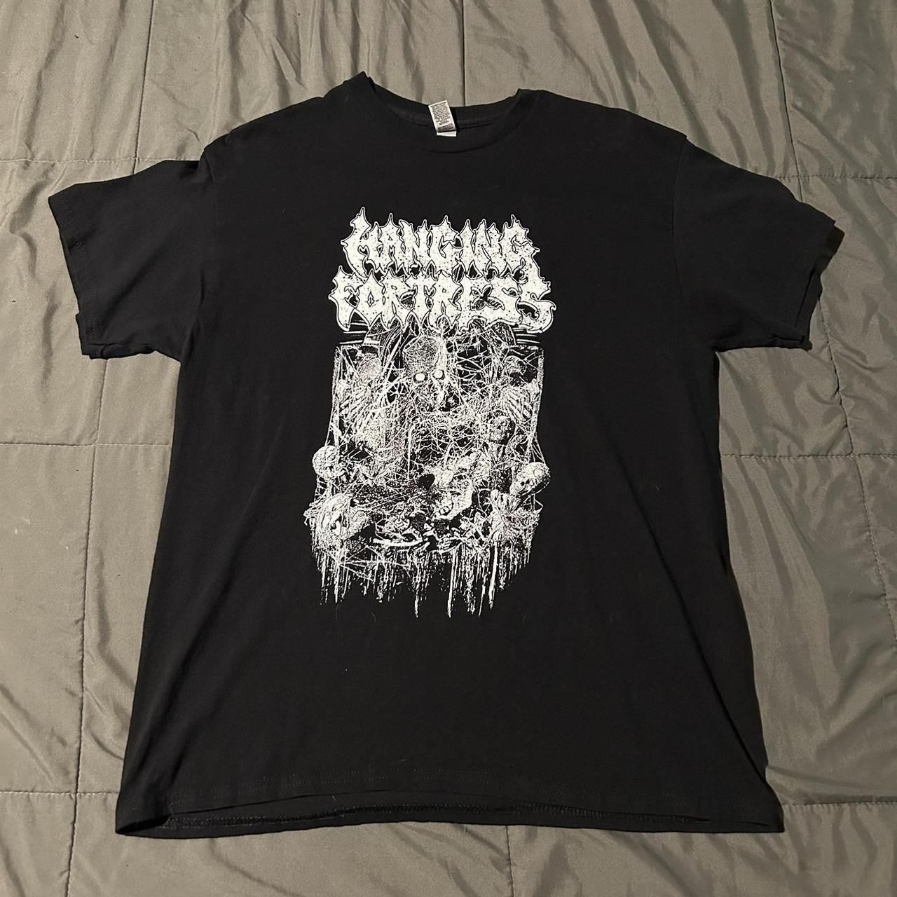 Hanging fortress Death metal tshirt size large.... - Depop