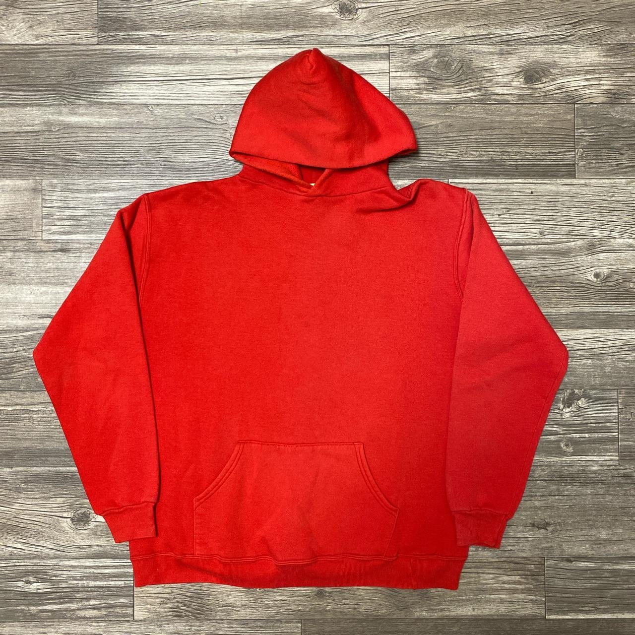 Russell Athletic Men's Red Hoodie | Depop