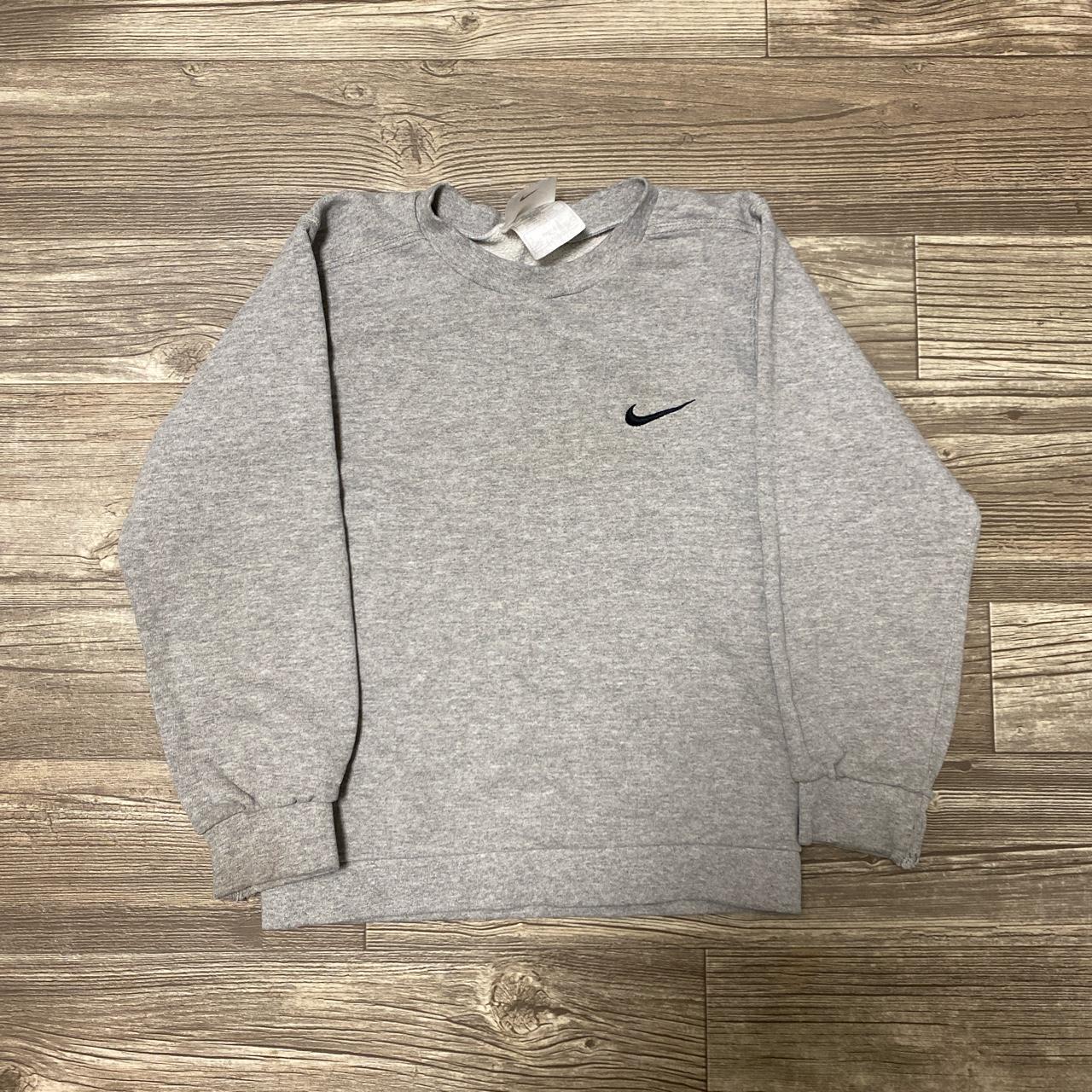 Nike Grey Jumper | Depop