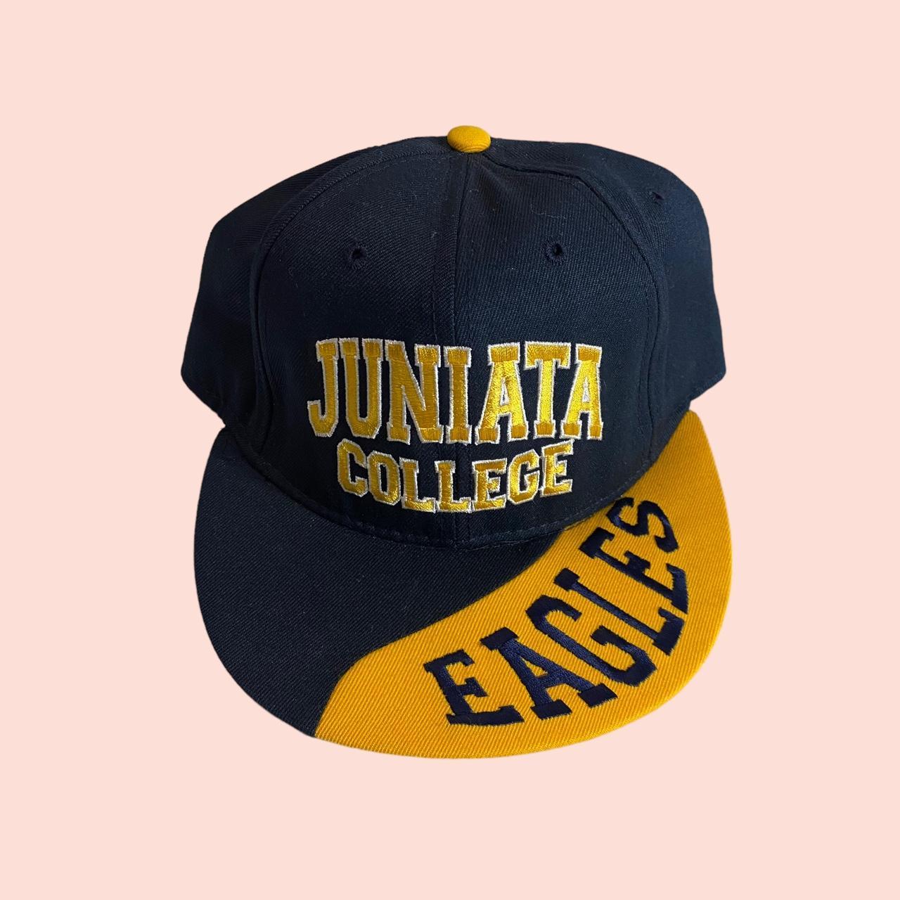 Vintage Juniata College Eagles SnapBack Condition... Depop