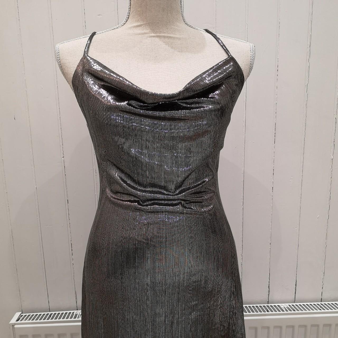 Primark Women's Silver Dress | Depop
