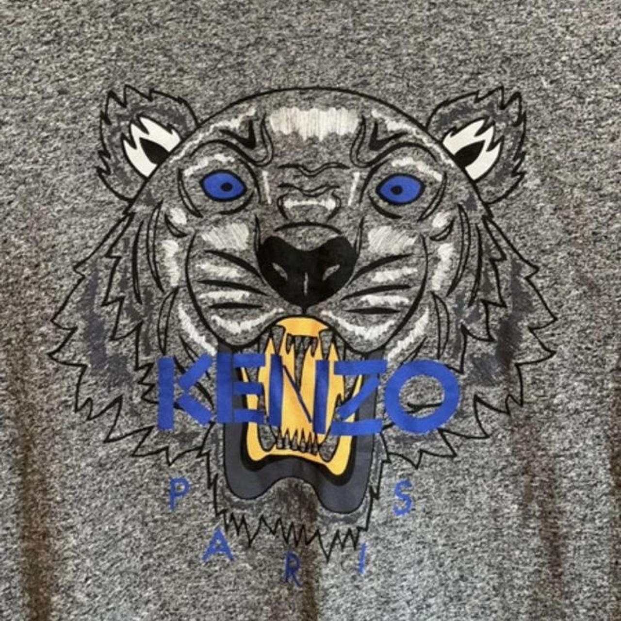 Grey kenzo outlet t shirt mens