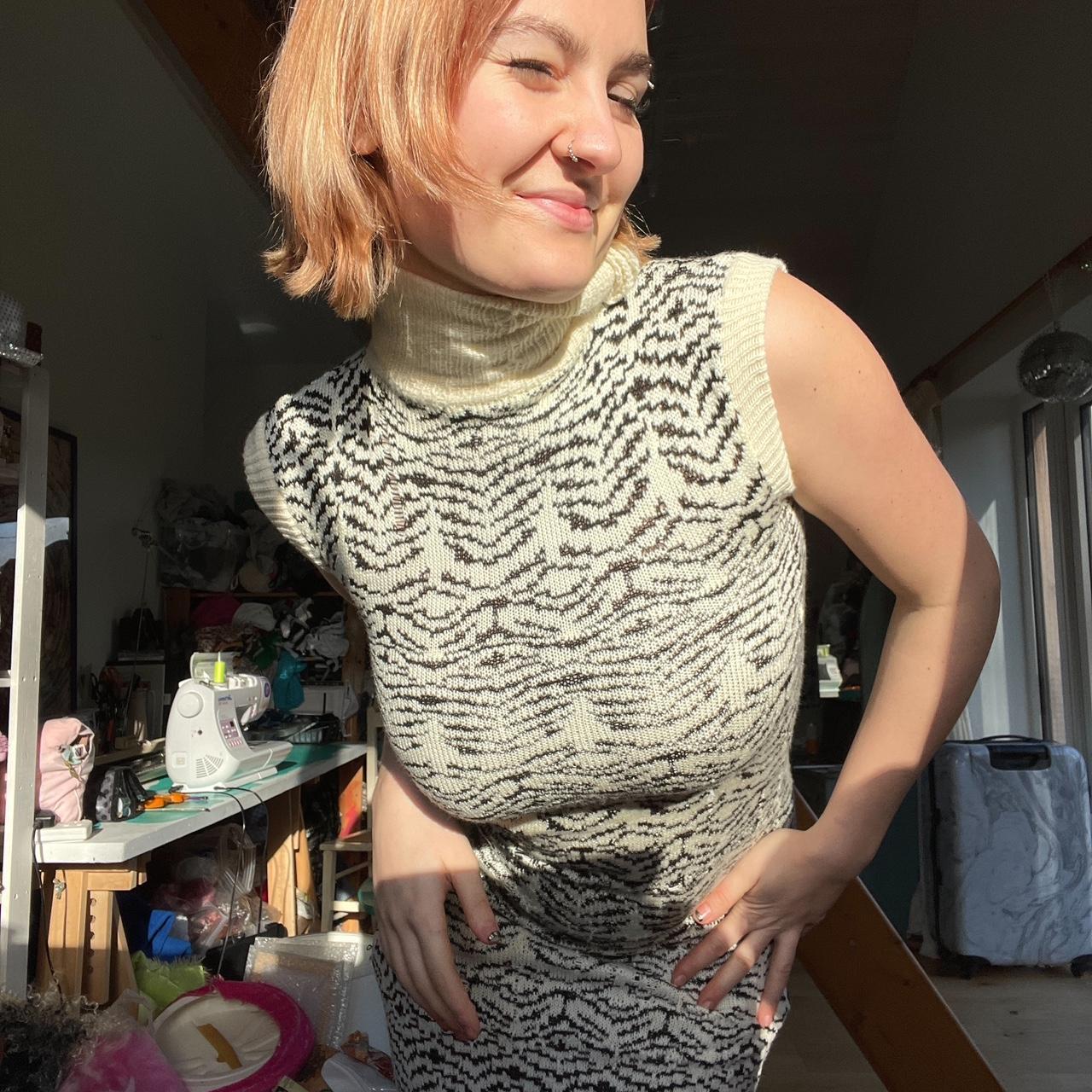 Zebra print maxi dress, made and designed by me.... - Depop