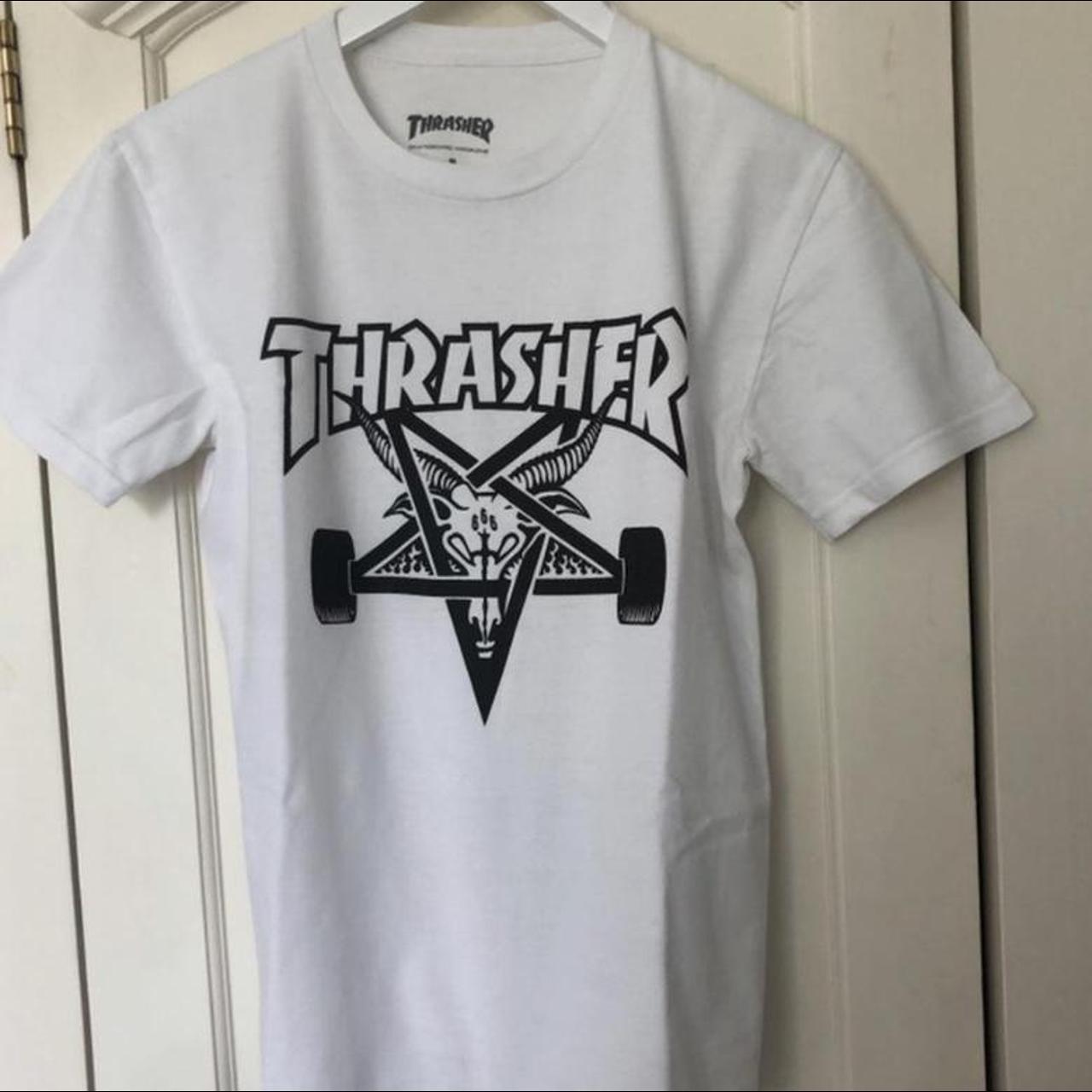 Original thrasher mens T-shirt size small in perfect... - Depop