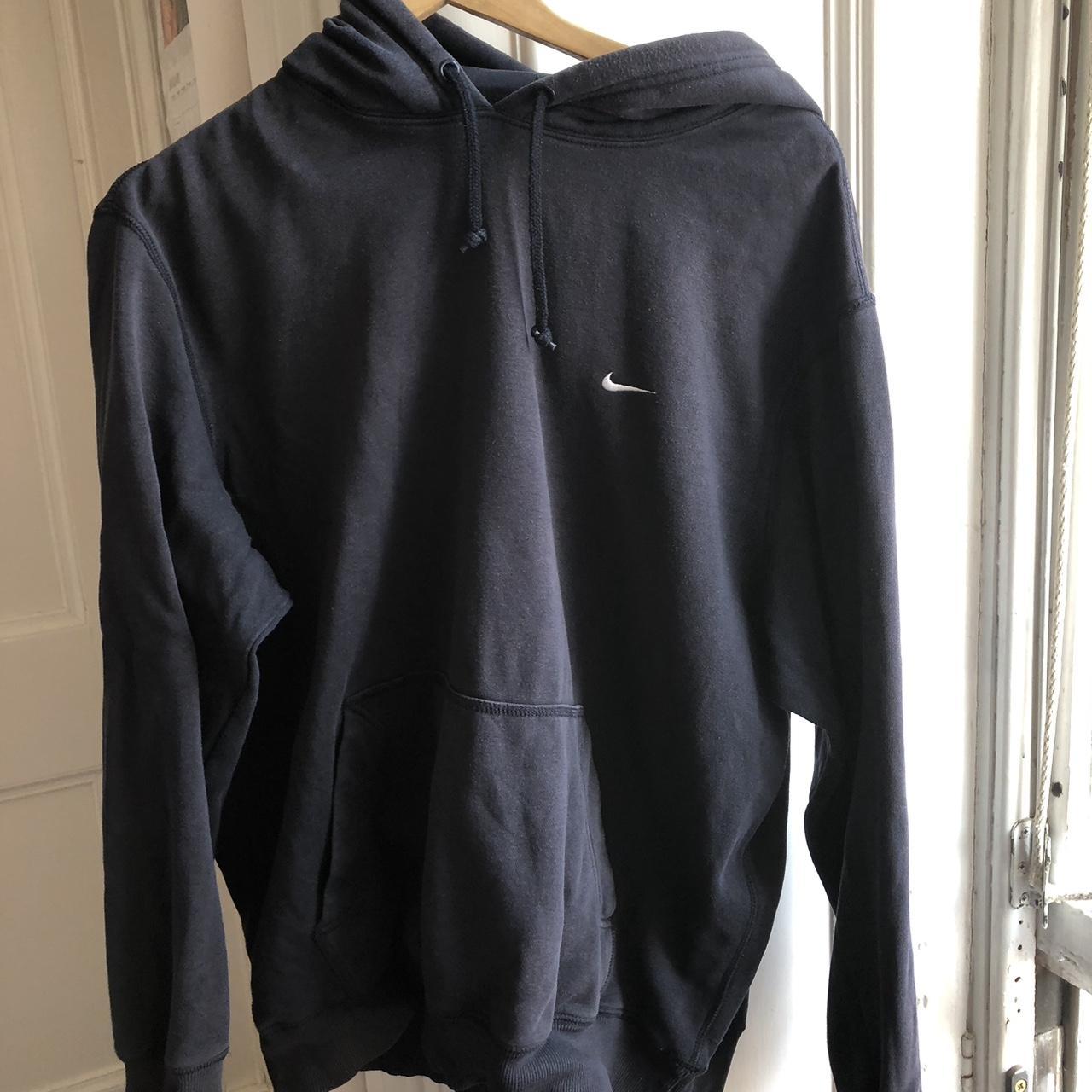 double swoosh nike hoodie
