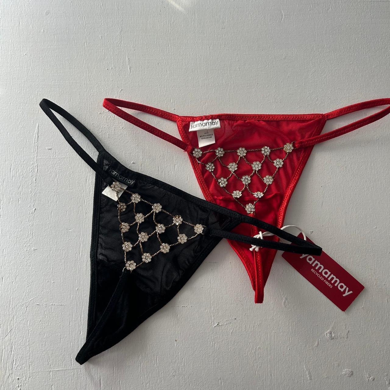 Rhinestone Thong – Electric Kitty Apparel