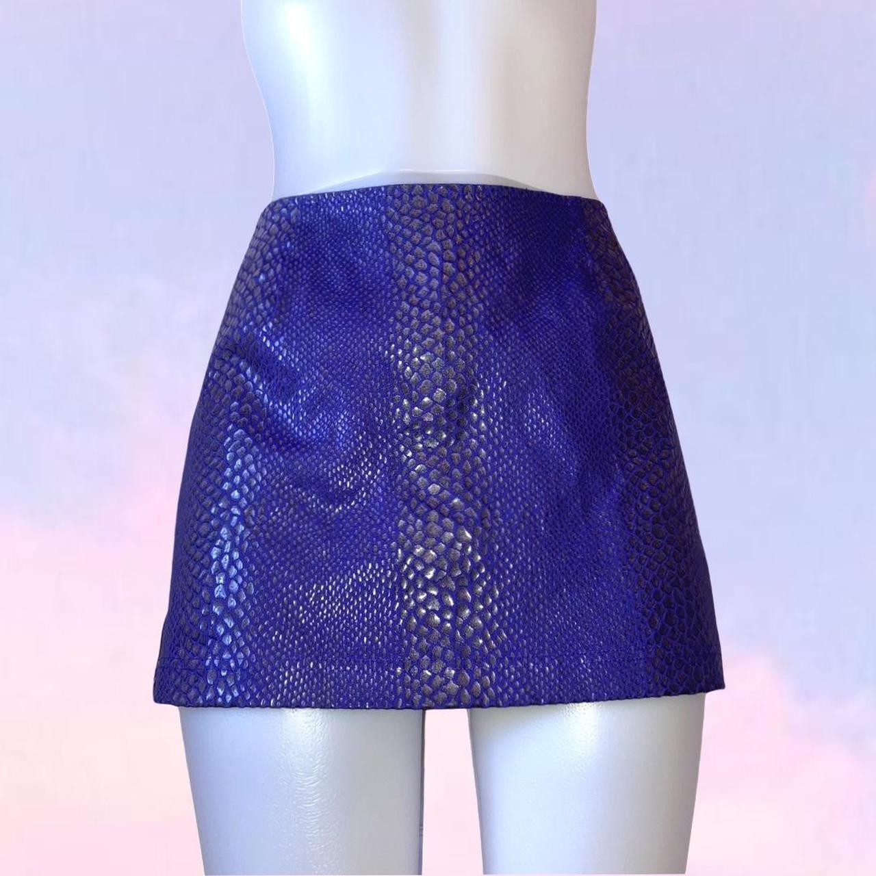 90s snakeskin cheap skirt