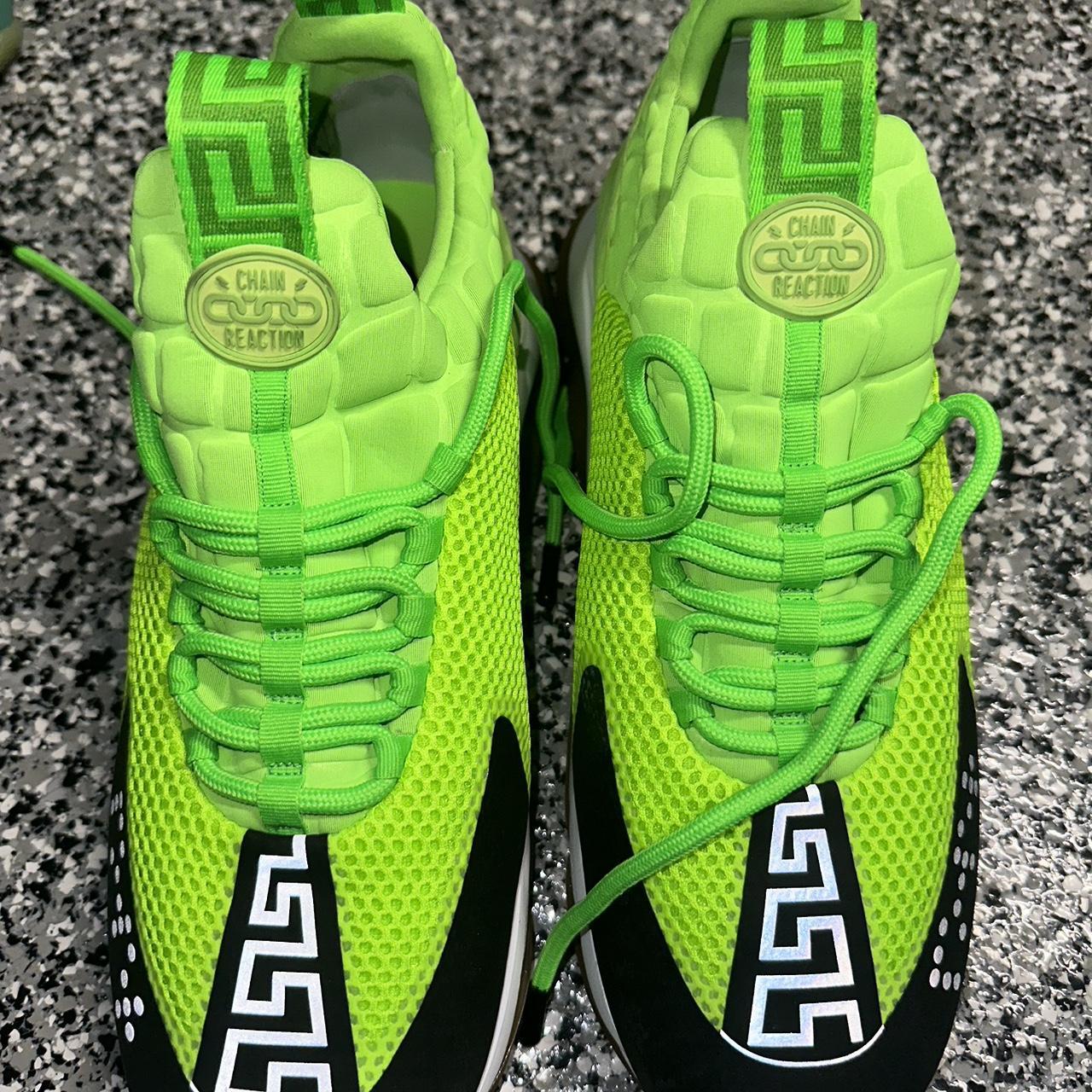 authentic green crosschainer versace shoes. size 45... Depop