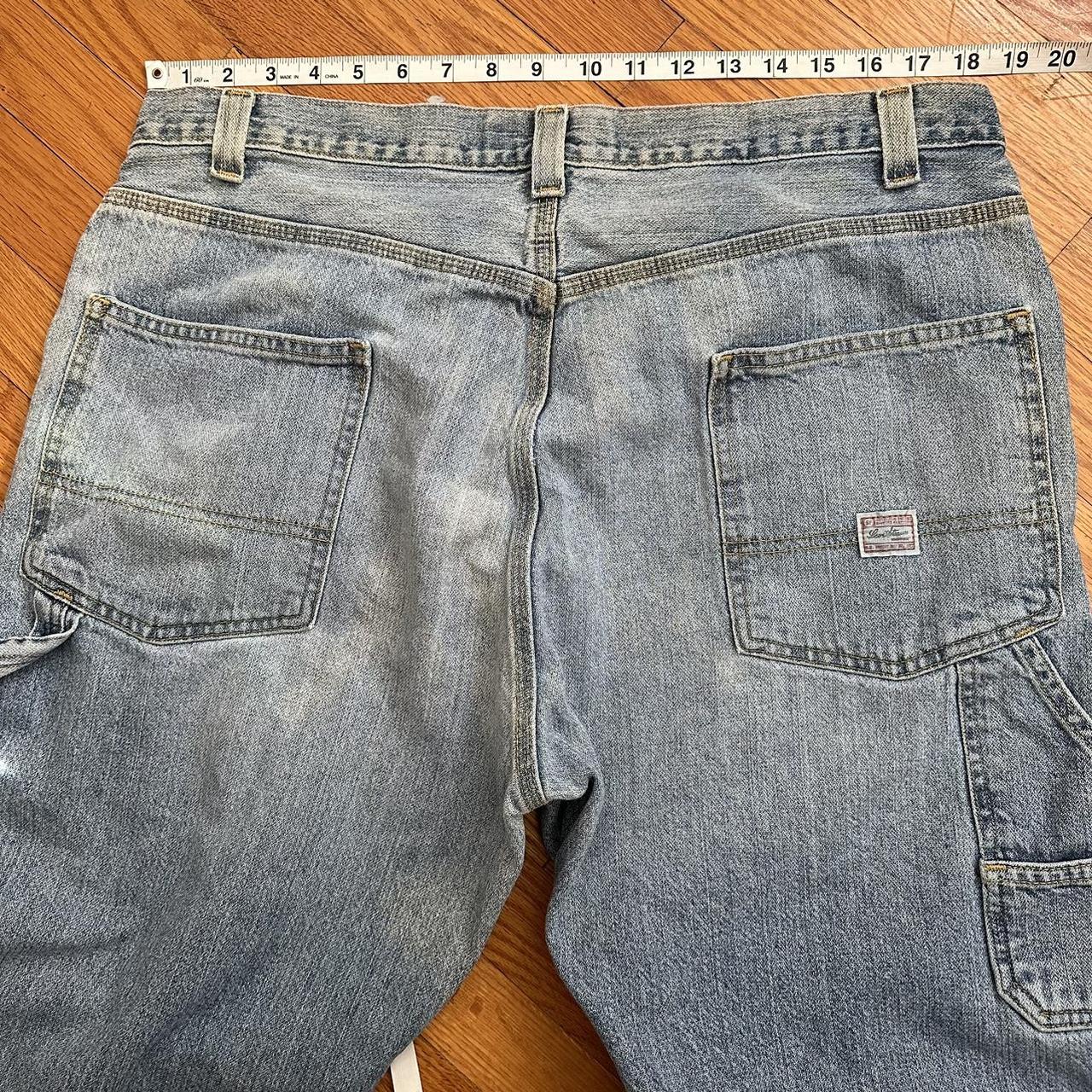 Y2k Baggy Wide Leg Fit Levis Distressed Carpenter... - Depop