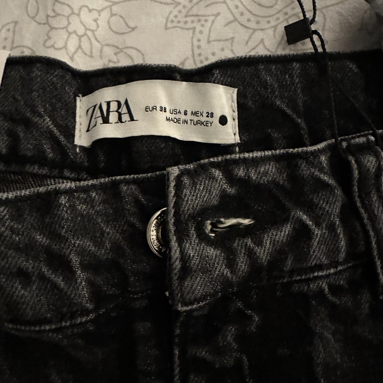 ZARA JEANS. THE 90s full length sentinel black. Size... Depop