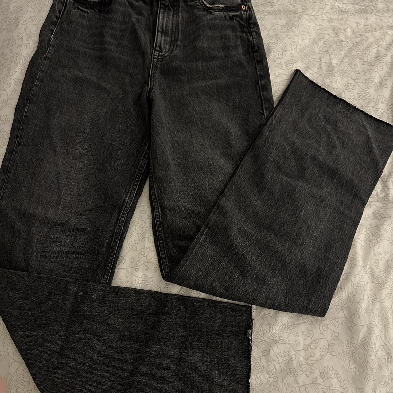 ZARA JEANS. THE 90s full length sentinel black. Size... Depop
