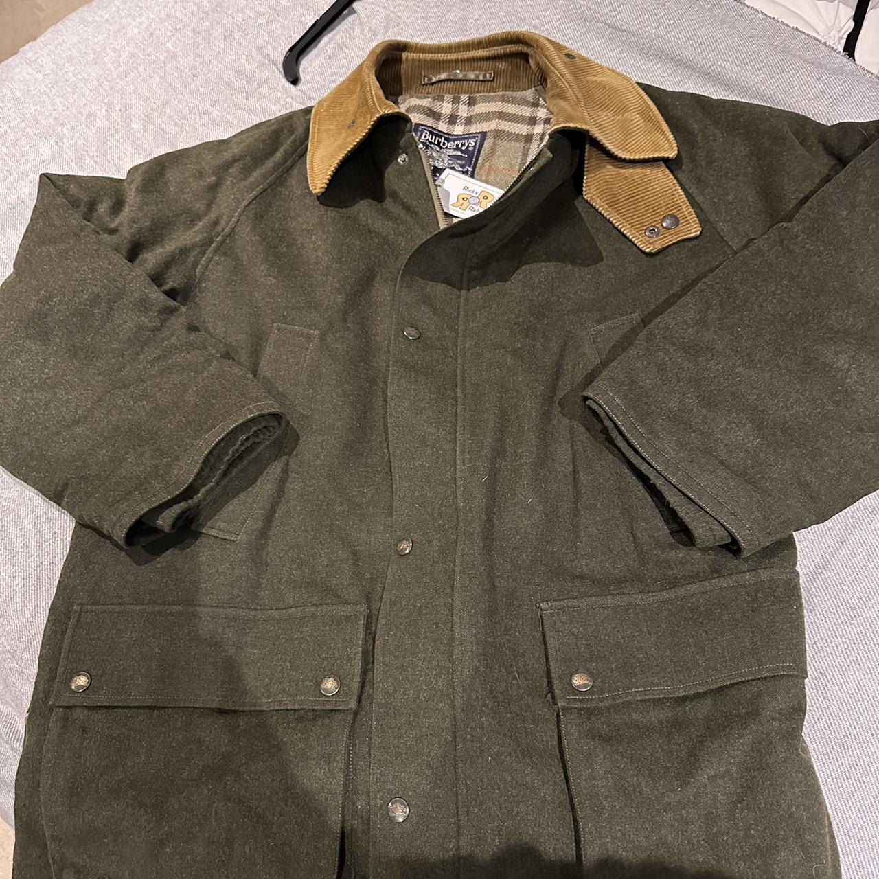 Burberry wax jacket on sale mens