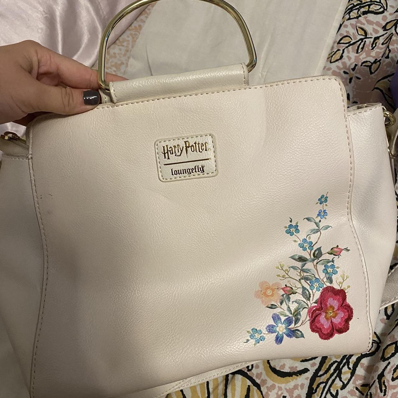 White Loungefly Harry Potter deathly hallows purse... Depop