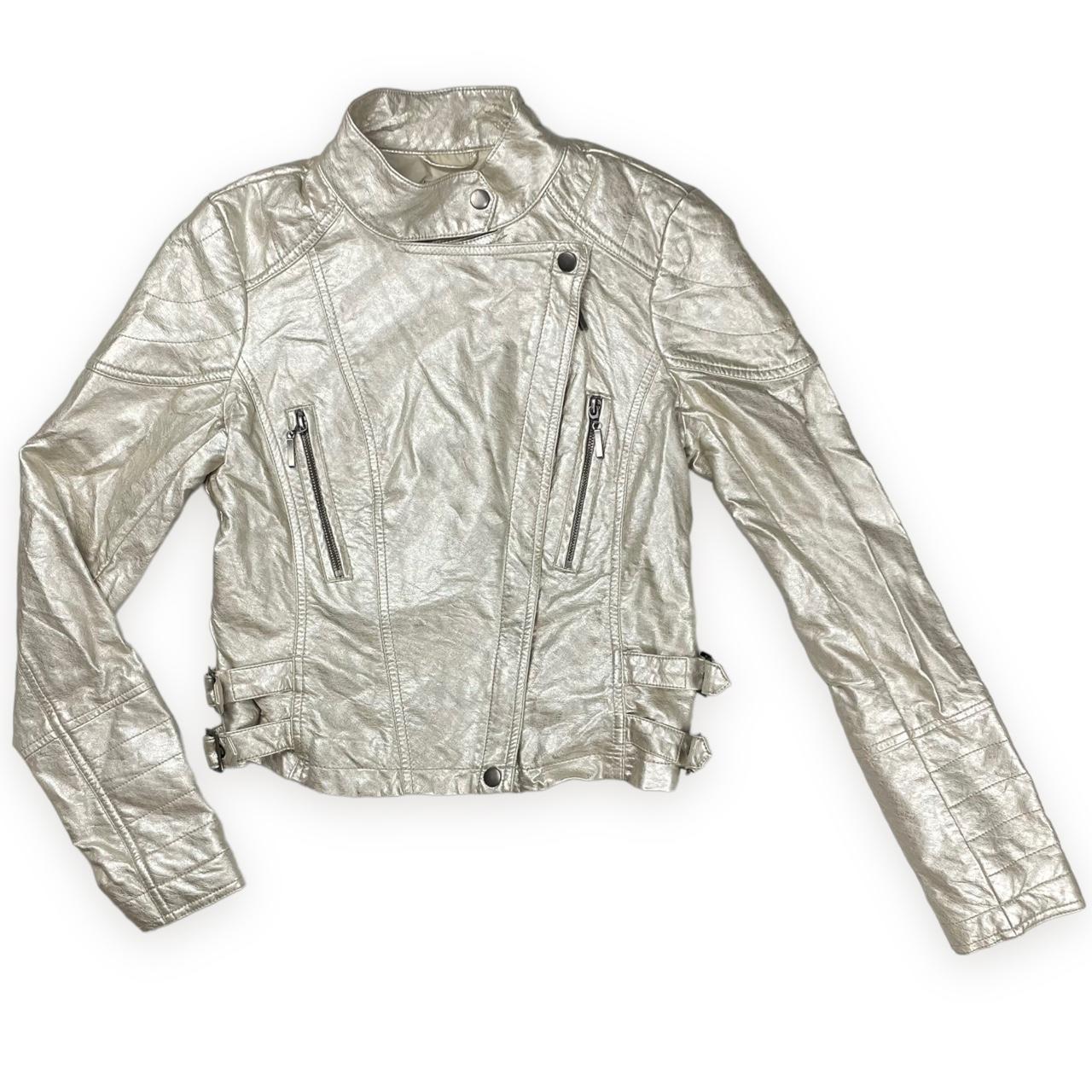 Women's Silver Jacket | Depop