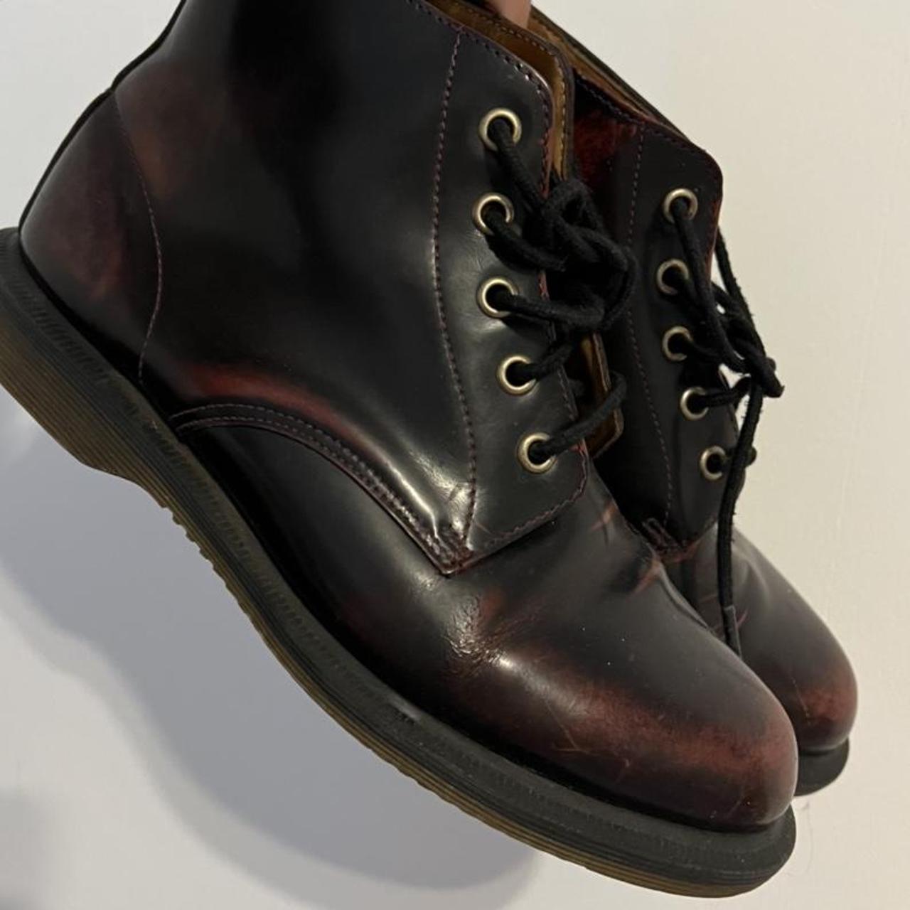 Doc Marten emeline boots oxblood size 5. #drmartens... - Depop