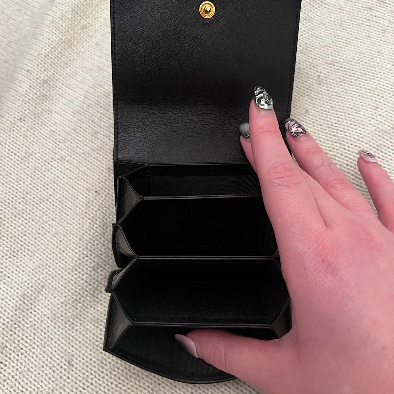 Saint Laurent Paris Women's Black Wallet-purses | Depop