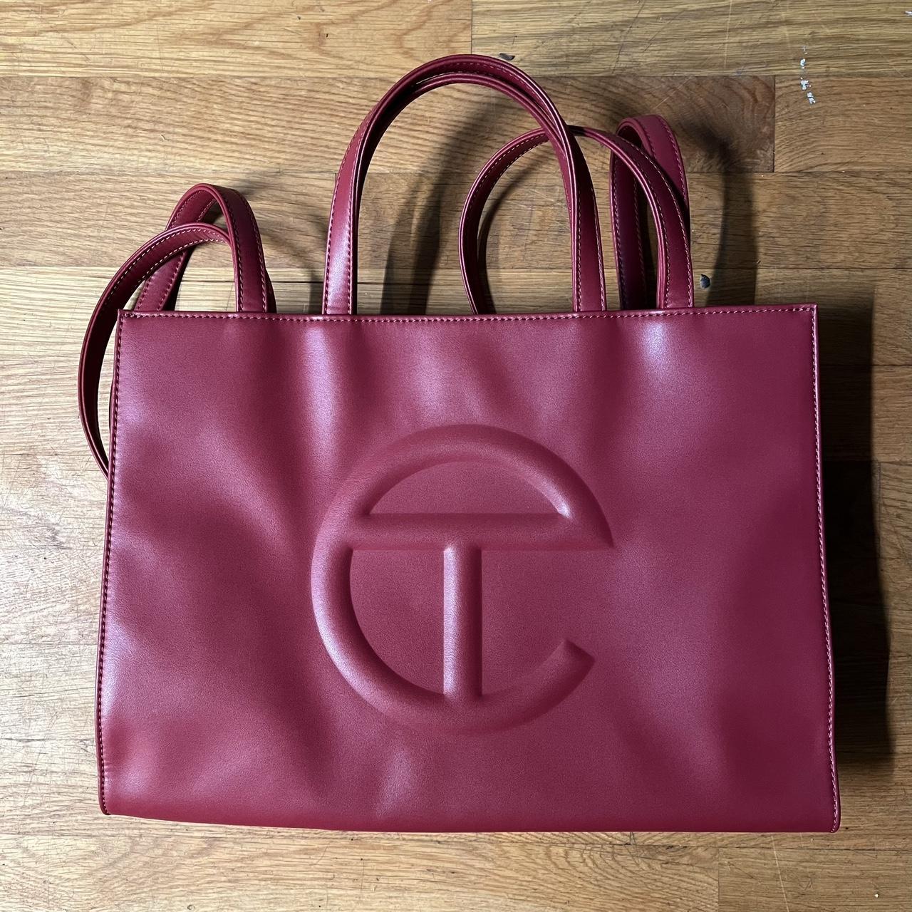 Burgundy discount telfar bag