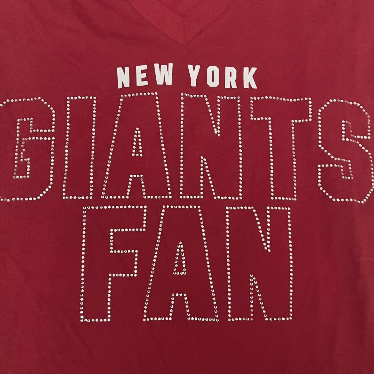 Y2K New York Giants baseball tee M Please Look at - Depop