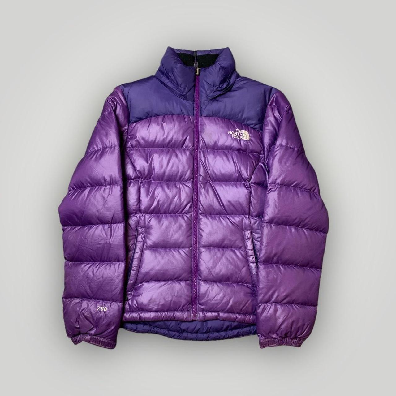 The North Face purple puffer 700 Nuptse tnf puffer... - Depop