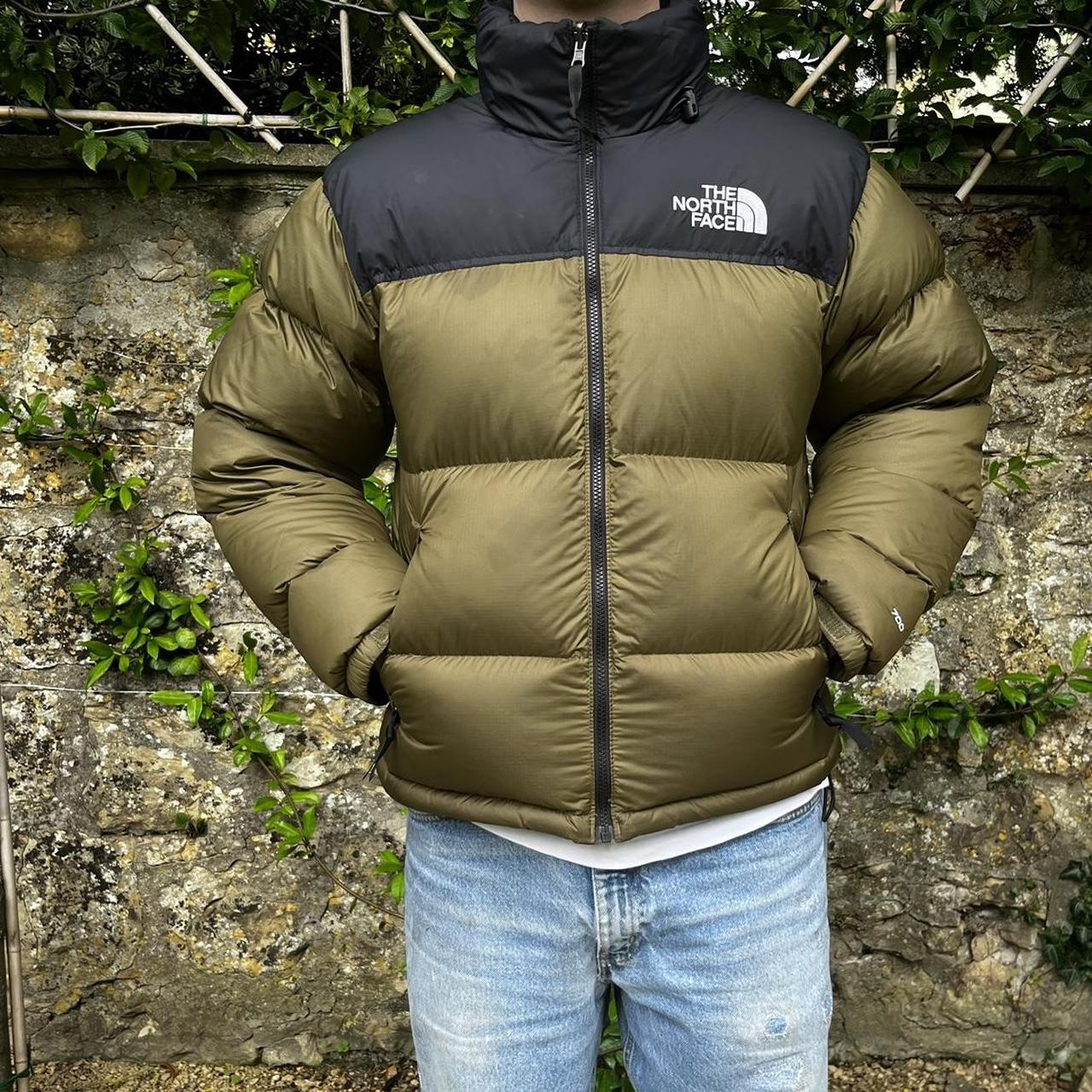 north face brown puffer mens