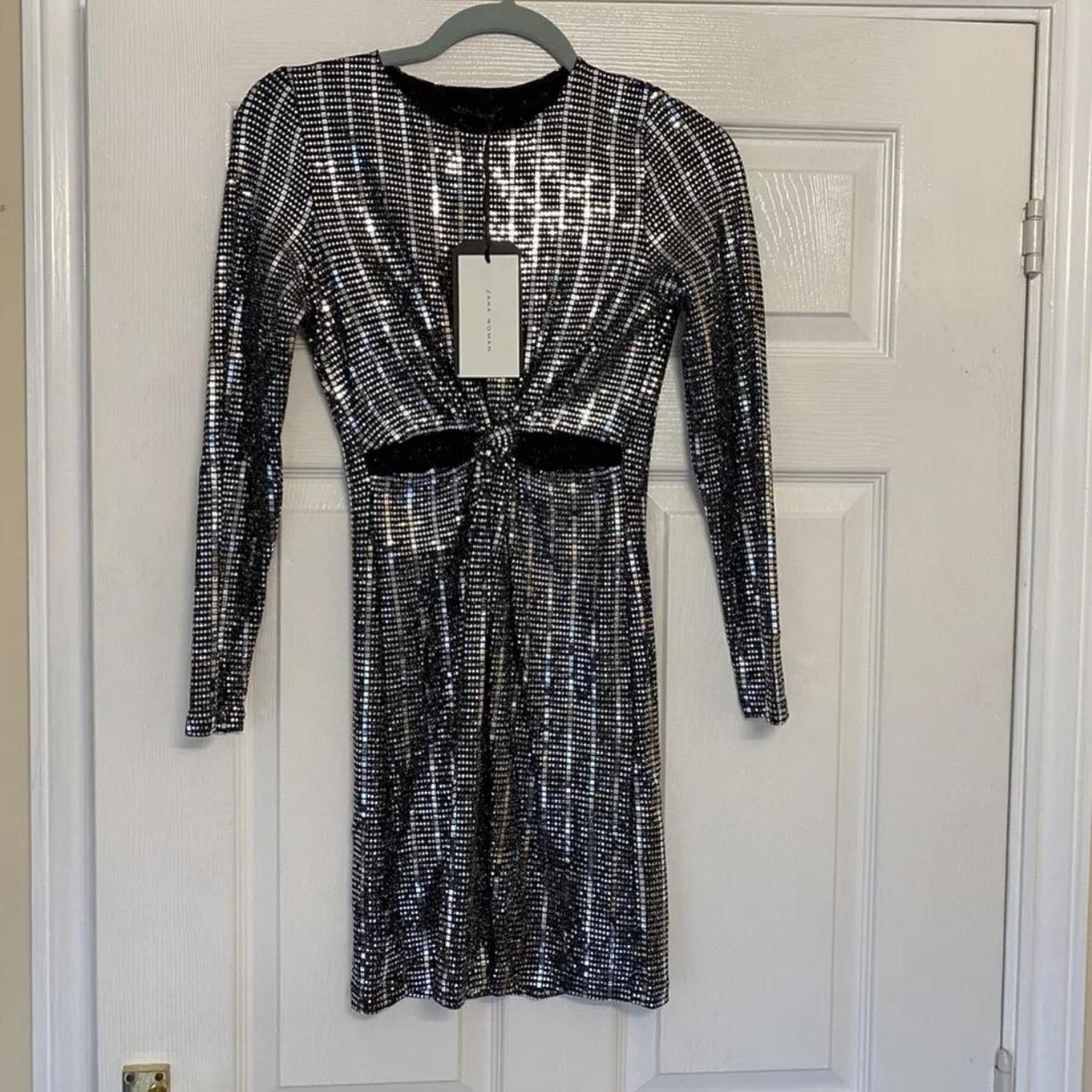 Zara sparkly dress / brand new with tags / Size S /... - Depop