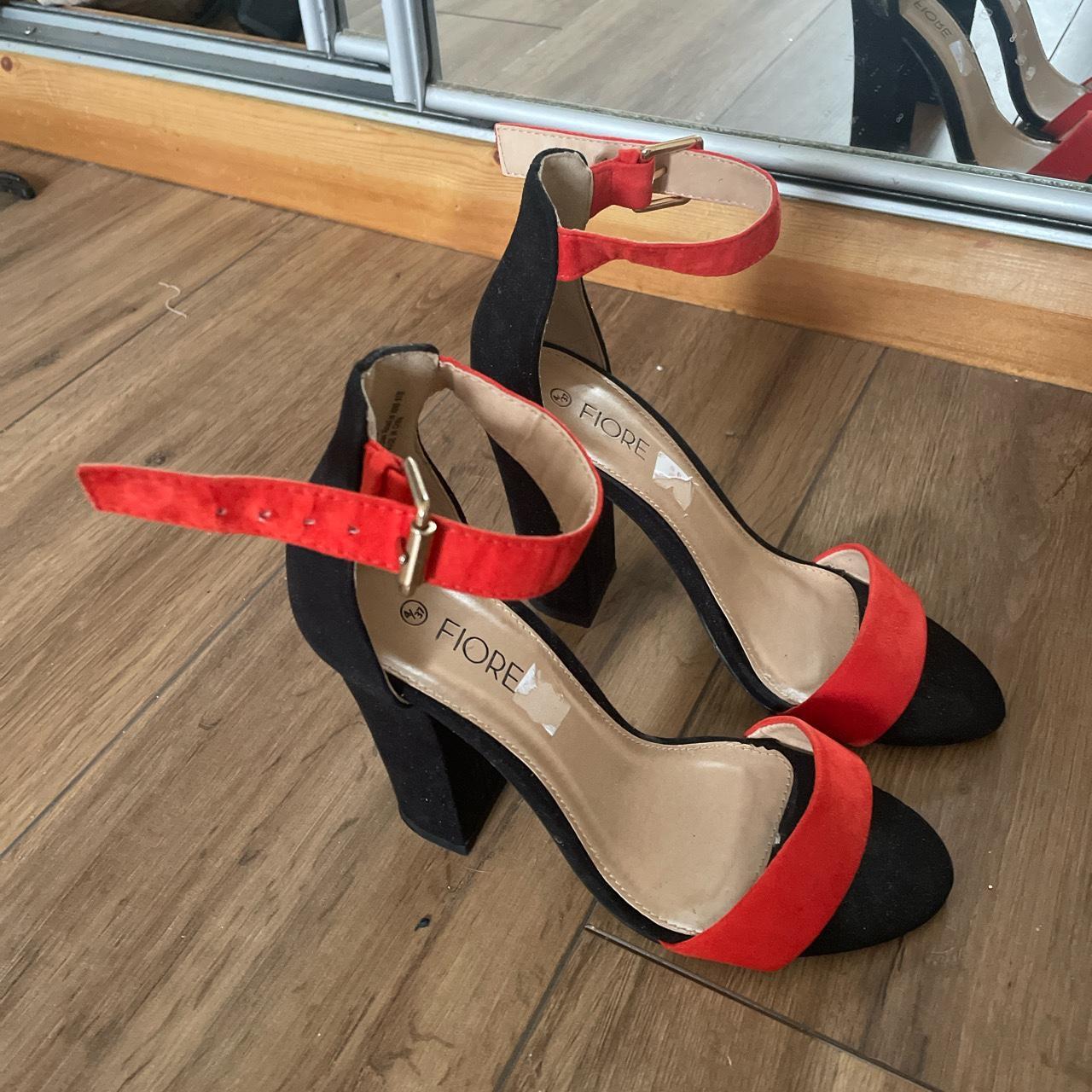 worn once for a couple of hours fiorelli red and... - Depop