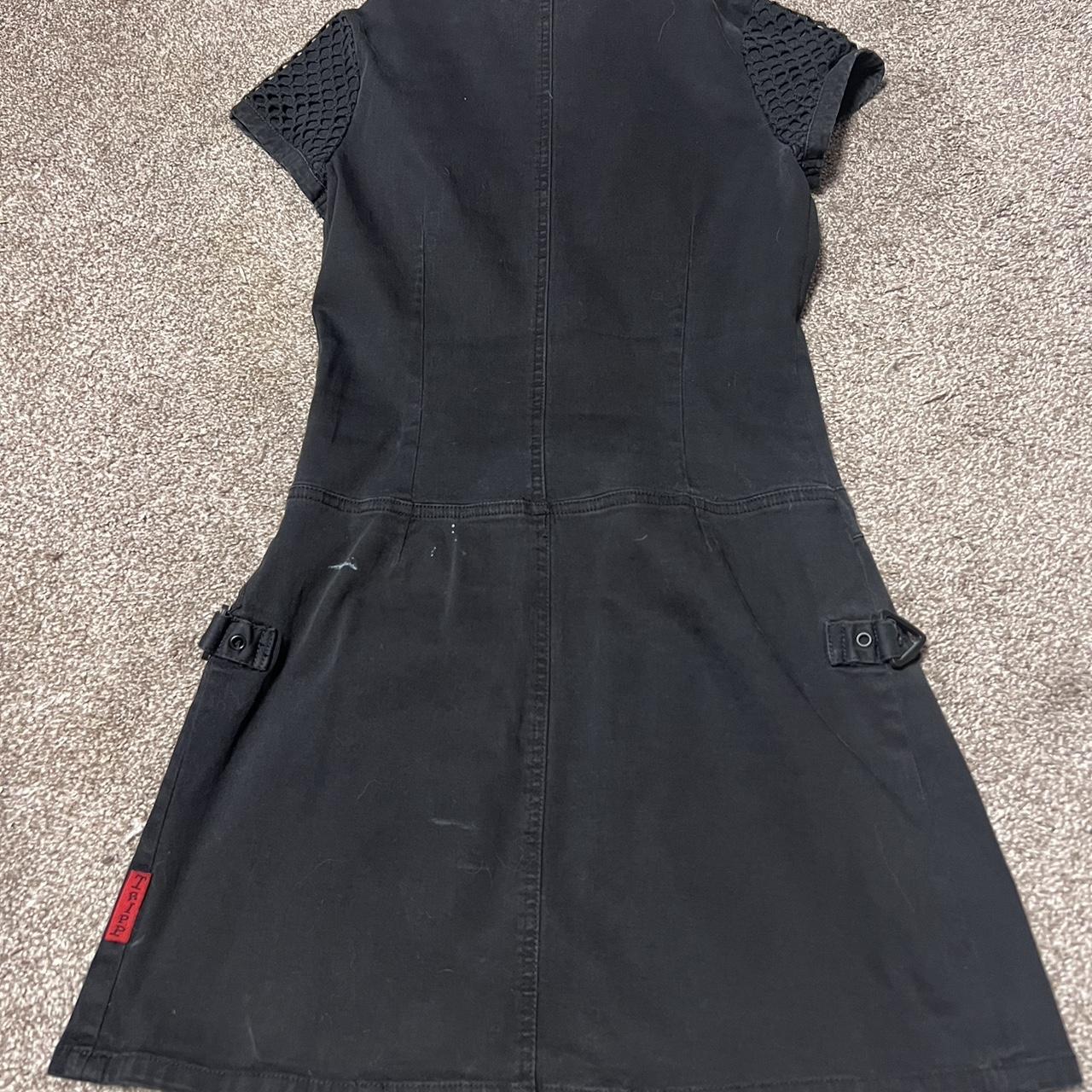 VTG Tripp NYC Pleated Mini Skirt Womens Medium Black Gothic