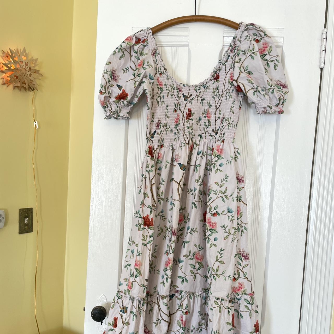 Hill house home pink floral Louisa dress from Diane... Depop
