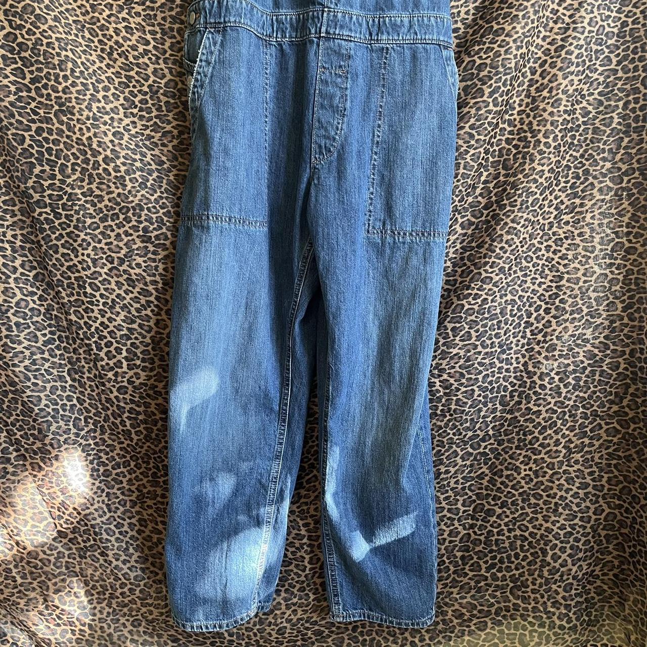 Gap Denim Overalls. Gap size L. May have signs of... Depop